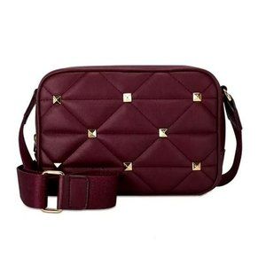 Clementinee Camera Crossbody - Cherry (Burgundy)